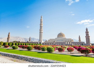 Muscat, Oman, view on grand mosque