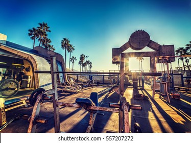 Muscle Beach In Los Angeles, California