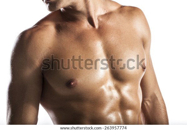 Mascular man nude photo