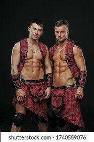 Muscled Male Models In Kilt