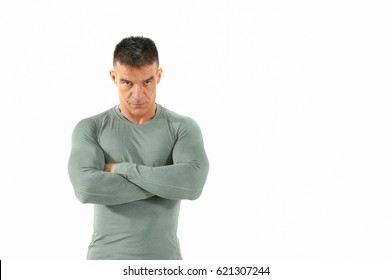 Muscular Angry Dangerous Man Big Muscles Stock Photo Shutterstock