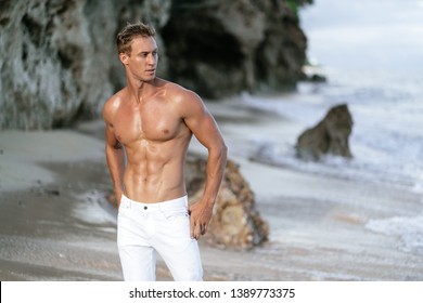 Male Model Beach High Res Stock Images Shutterstock