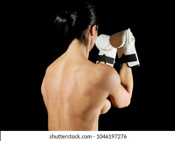 Boxing topless women Topless Female