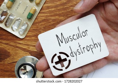 Muscular Dystrophy Is Shown On The Conceptual Medical Photo