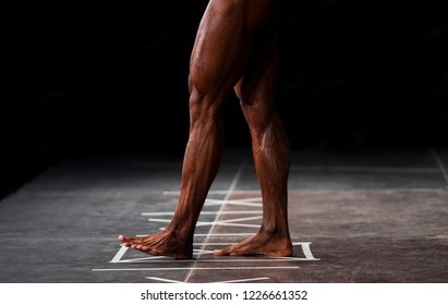 Muscular Male Legs