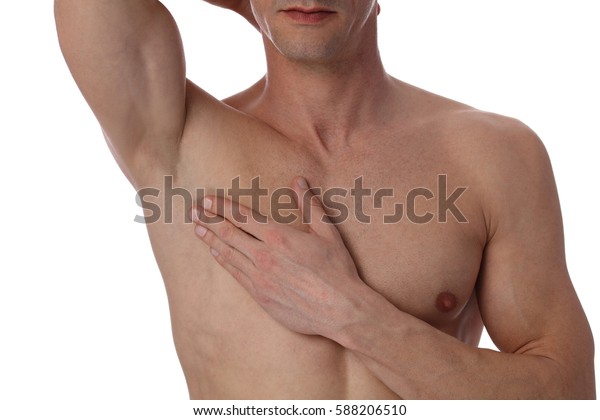 Muscular Male Torso Close Chest Armpit Stock Photo Edit Now