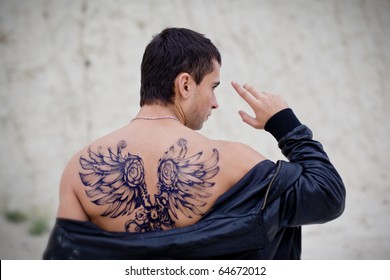 73 Tribal Wing Tattoo Stock Photos, Images & Photography | Shutterstock