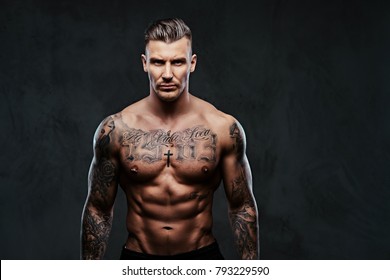 Bodybuilder Tattoo Images Stock Photos Vectors Shutterstock Images, Photos, Reviews