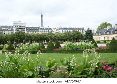 Musee Rodin Gardens In Paris, France