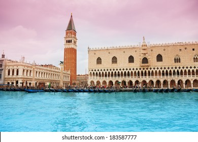 Museo Di Palazzo Ducale And Bell Tower Near Piazza San Marco