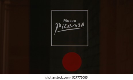 Museu Picasso In Barcelona, Spain / Shooting On October 6, 2016