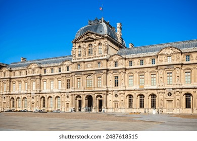 Museum of Louvre in the centre of Paris, France - Powered by Shutterstock