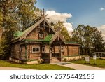 Museum-reserve "Abramtsevo". A workshop for artists built in 1873. Moscow Region, Russia