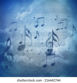 67,115 Vintage background music notes Images, Stock Photos & Vectors ...