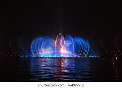 Music Fountain Water Curtain Laser

