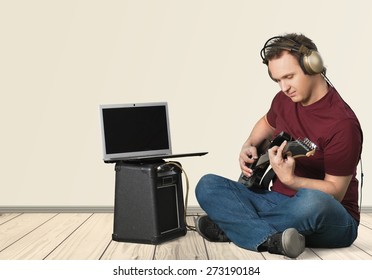 Music, Guitar, Computer.