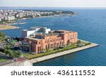 Music Hall (Opera) of Thessaloniki, Central Makedonia, Greece, aerial view