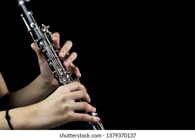 Music Instrument Clarinet Player Close Clarinet库存照片1379370143