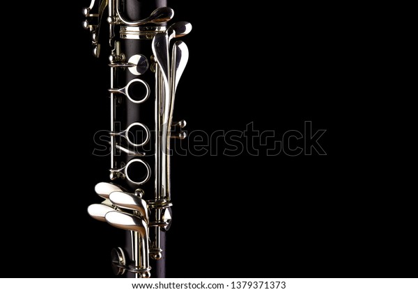 Music\
Instrument Clarinet Player close up, Clarinet on Black background,\
Black Clarinet Player, Clarinet Silver Clarinette\
)