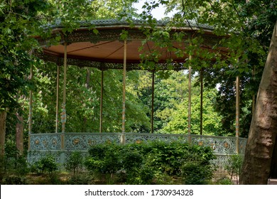 Music Kiosk In The Royal Park Of Brussles, Belgium