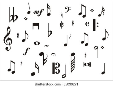 music notes