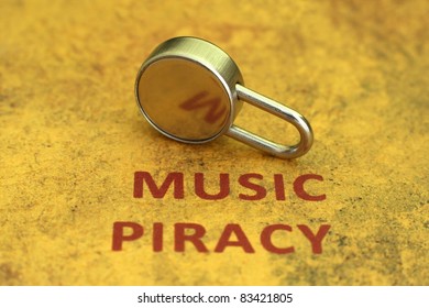 Music Piracy Concept