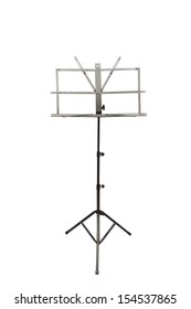 Music Stand Isolated On White Background 