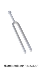 Music Tuning Fork Isolated On White Background