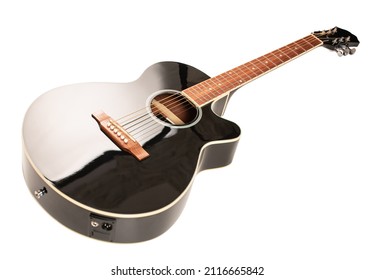 musical instrument, guitar on a white isolated background