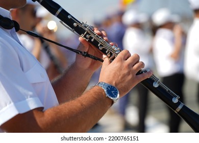 musical instruments. detail. fanfare detail. - Shutterstock ID 2200765151