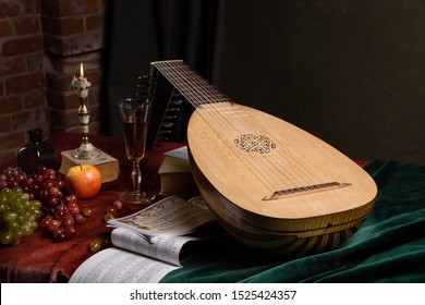 Musical Still Life In The Renaissance Style With Lute

