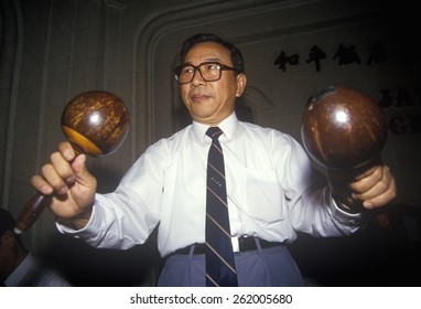 Musician With Maracas In Old Jazz Band At Peace Hotel, Shanghai, People's Republic Of China