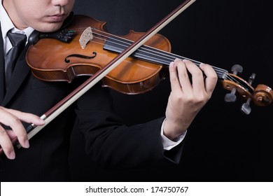 Musician Playing Violin