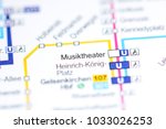 Musiktheater Station. Bochum Metro map.