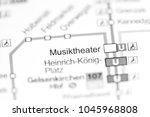 Musiktheater Station. Bochum Metro map.