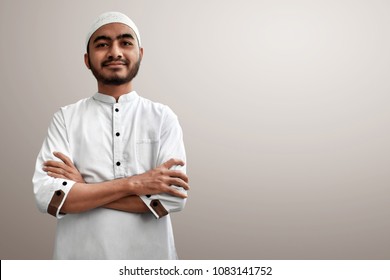 Muslim Man Smiling