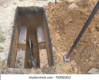 Muslim Open Grave