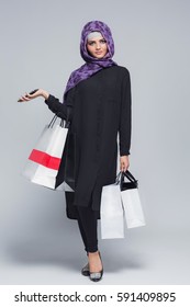 Muslim Woman Goes Shopping