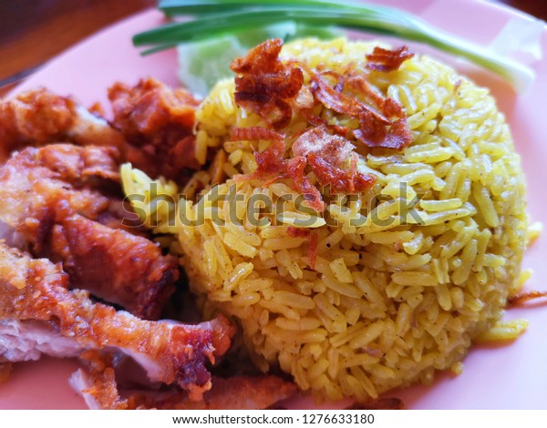 Muslim Yellow Rice Chicken Khao Mok Stock Photo Edit Now 1276633180