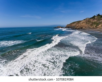 Mussel Rock Park In Pacifica, California.