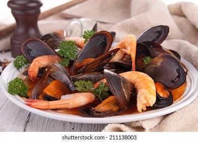 Mussel And Shrimp