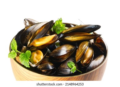 Mussels In Sauce. Shellfish Dish. Seafood Dishes. Fresh Mussels.