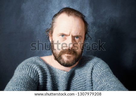 Similar – Image, Stock Photo hypnotic Man