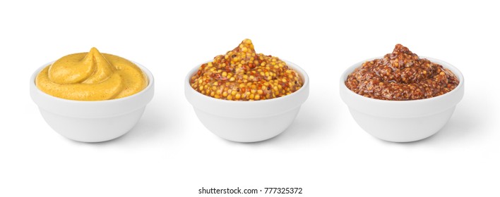 Mustard In Bowls Set