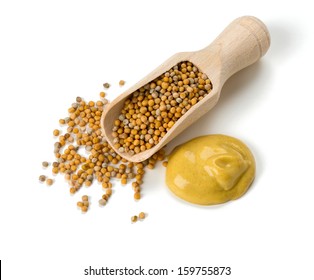 Mustard Isolated On White