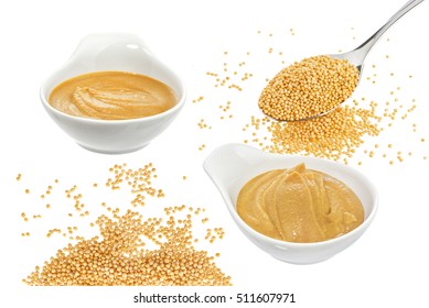 Mustard Isolated On White Background