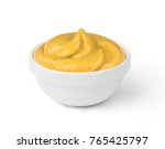 mustard sauce in the bowl