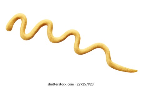 Mustard Sauce Isolated On A White Background