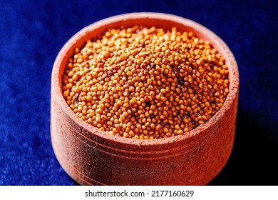 Mustard Seed Bowl On Background