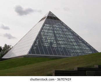 Muttart Conservatory In Edmonton, Alberta In Canada